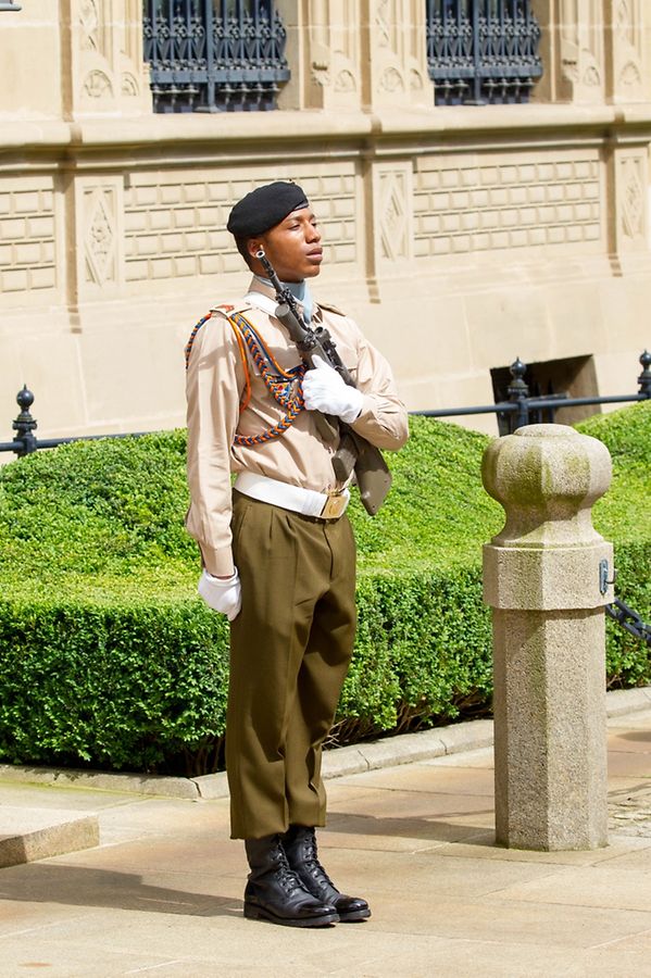 Die feierliche Wachablösung am Mittwochnachmittag.