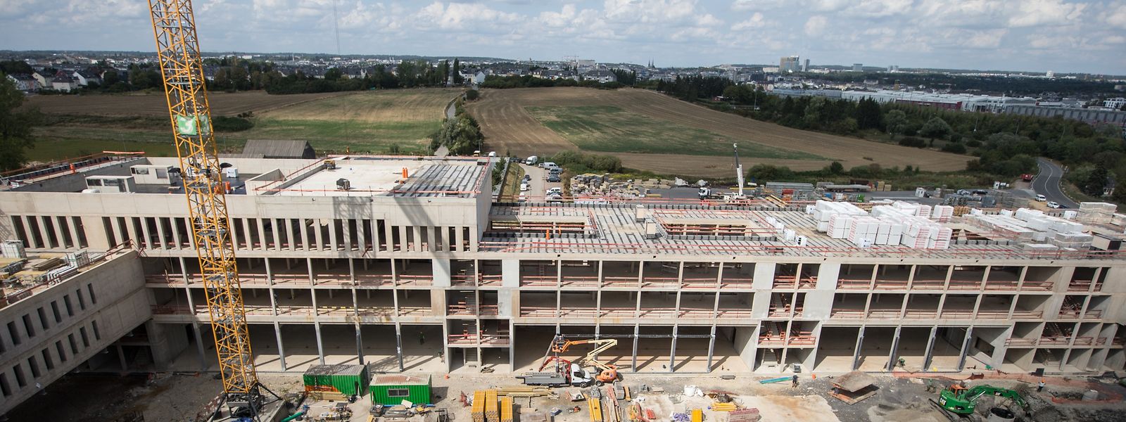 Beim zukünftigen CNIS handelt es sich um die derzeit größte Baustelle der Hauptstadt.