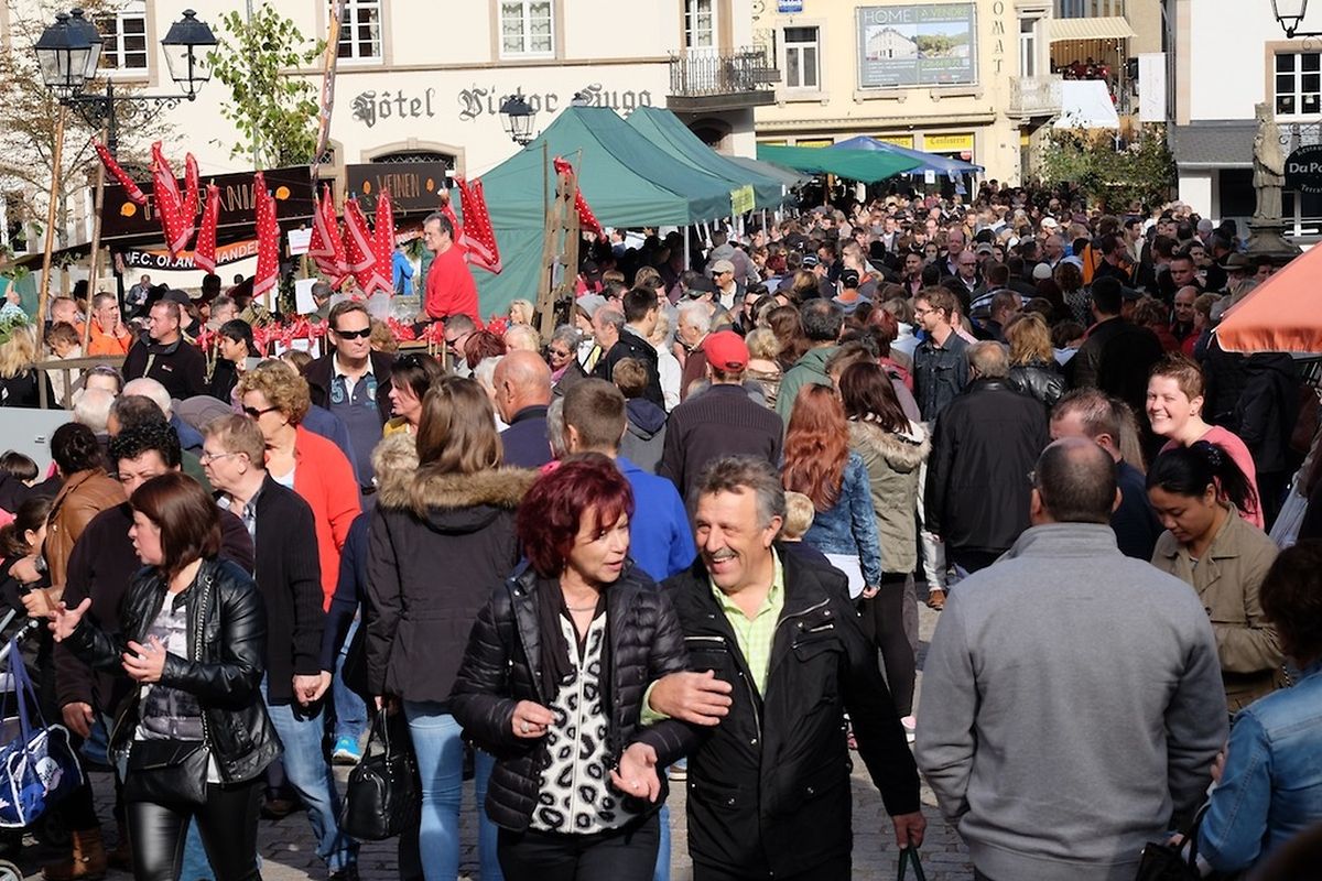 Am Sonntag kamen viele Besucher in das Our-Städtchen.