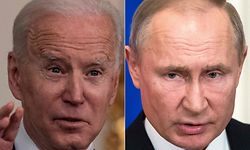 (COMBO) This combination of file pictures created on March 17, 2021 shows
US President Joe Biden (L) speaking at White House in Washington, DC on March 15, 2021, and Russian President Vladimir Putin speakins at a press conference in Moscow on March 5, 2020. - The US announced economic sanctions against Russia on April 15, 2021, and the expulsion of 10 diplomats in retaliation for what Washington says is the Kremlin's US election interference, a massive cyber attack and other hostile activity. President  Biden's executive order "sends a signal that the United States will impose costs in a strategic and economically impactful manner on Russia if it continues or escalates its destabilizing international action," the White House said. (Photos by Eric BARADAT and Pavel Golovkin / various sources / AFP)