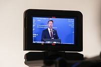 IPO , PK Regierungsrat , Xavier Bettel und Paulette Lenert  , Sars-Cov-2 , Covid-19 , Coronakrise , Foto:Guy Jallay/Luxemburger Wort