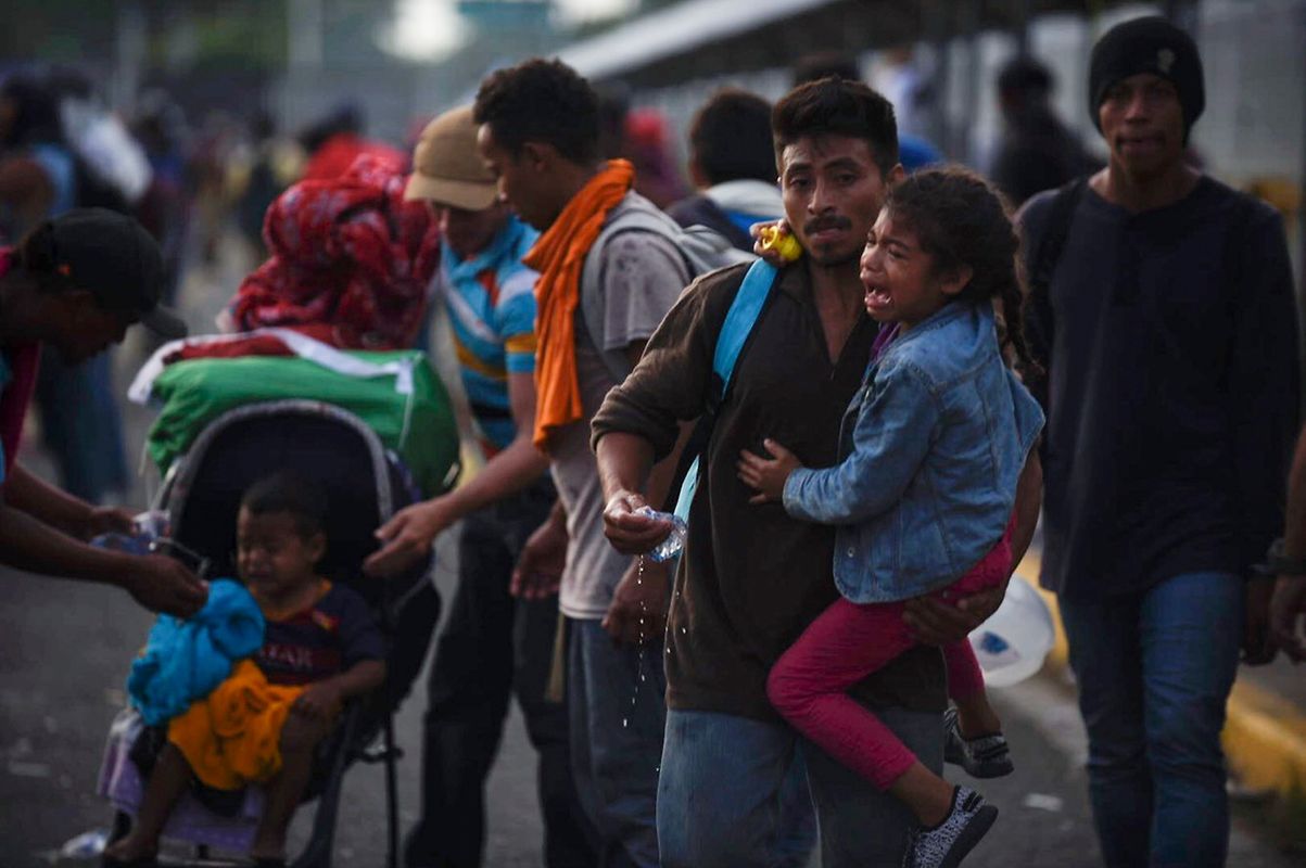 US-Grenzschützer sollen Migranten davon abhalten, in die USA einzureisen.