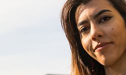 Selbstbewusst und zielstrebig geht Yasmine Hussein ihre Zukunftsprojekte an.