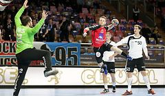 Daniel Scheid (Luxemburg #23) / Handball, Nationalmannschaft, EM-Qualifikation / 16.01.2020 /Luxemburg - Estland (Luxembourg vs Estonia) / d'Coque - Gymnase, Luxembourg /Foto: Ben Majerus