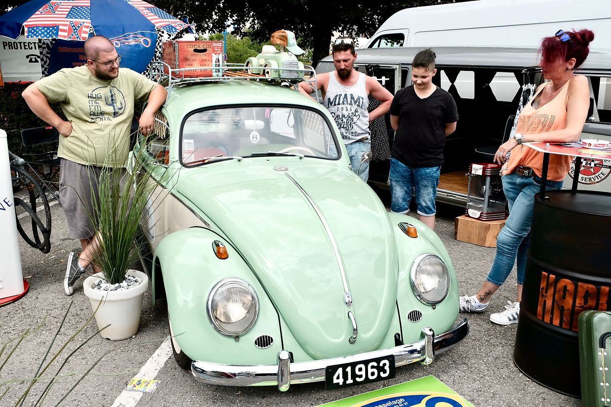 Auch mit 56 Jahren noch ein flotter Käfer. Ein VW Käfer Baujahr 1963.