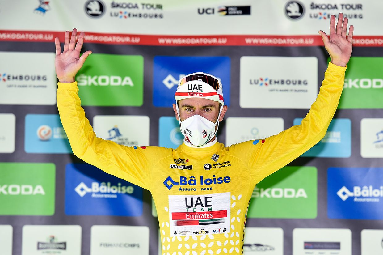 Diego Ulissi (I/Emirates) führt die Gesamtwertung an.