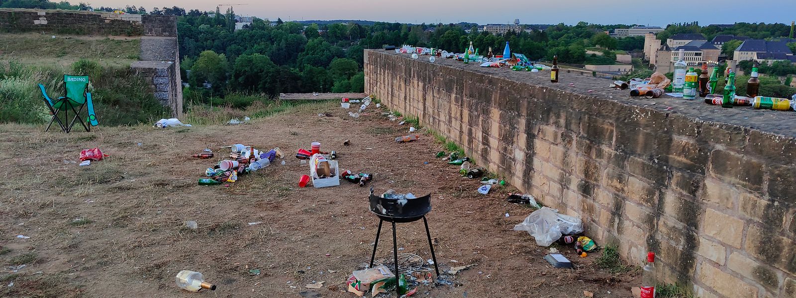 Bereits vergangenes Jahr kam es beim Fort Thüringen immer wieder zu unerlaubten Partys.