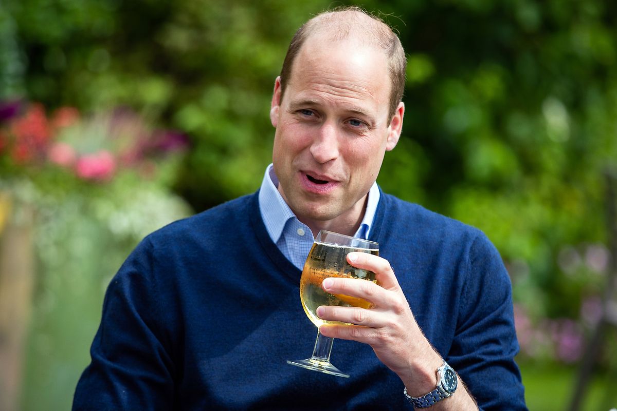 Prinz William gönnte sich ein Glas mit Aspalls Cidre.