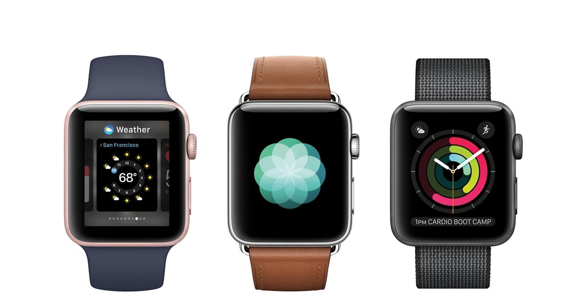 Die Apple Watch Series 2 gibt es wieder in verschiedenen Farbausführungen, Größen und mit zahlreichen Armbändern.
