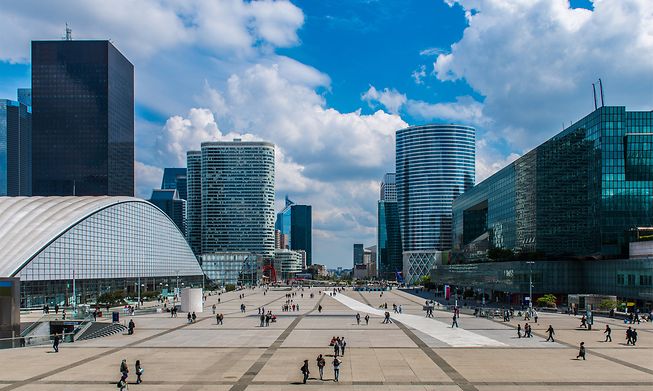 The Paris business district of La Défense