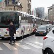 Le tram devrait aider à mettre fin au chaos quotidien des bus dans le centre-ville.