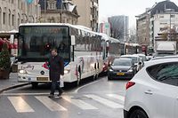 Le tram devrait aider à mettre fin au chaos quotidien des bus dans le centre-ville.