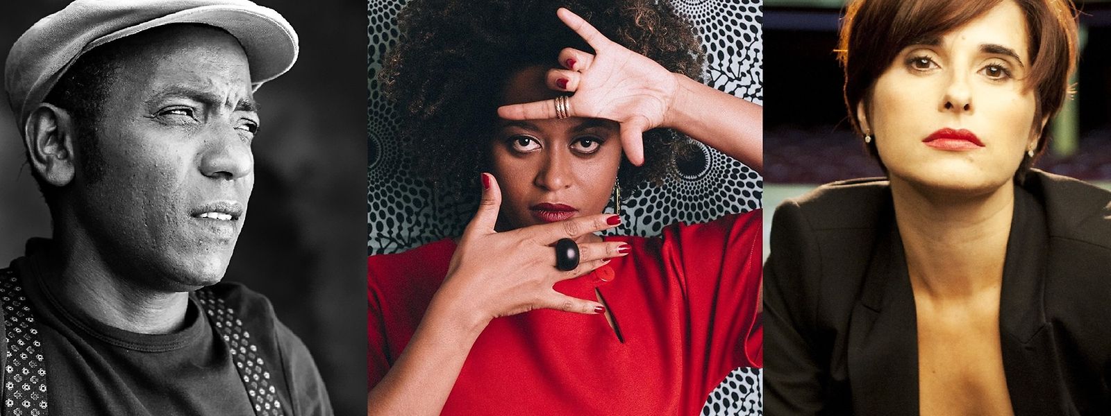 Tito Paris, Sara Tavares e Cristina Branco.