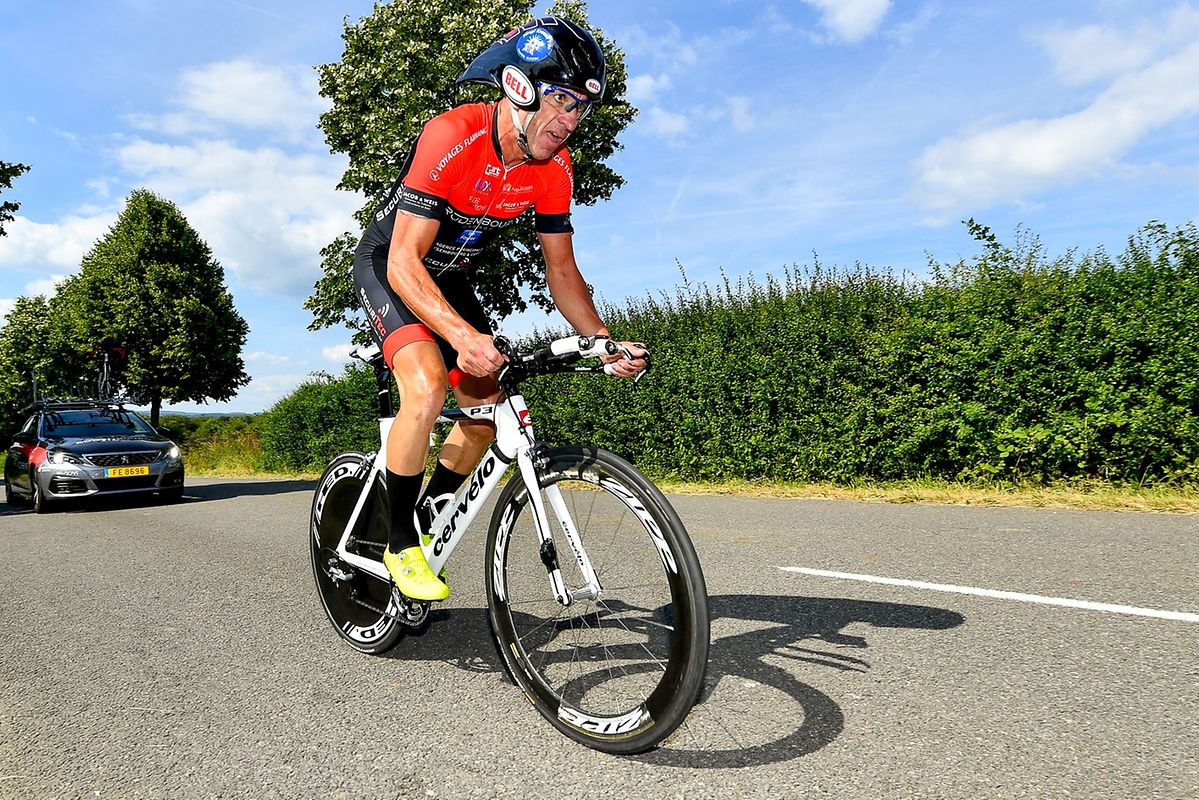 Jean Vanek (LC Tétange) fuhr bei den Masters die drittschnellste Zeit.