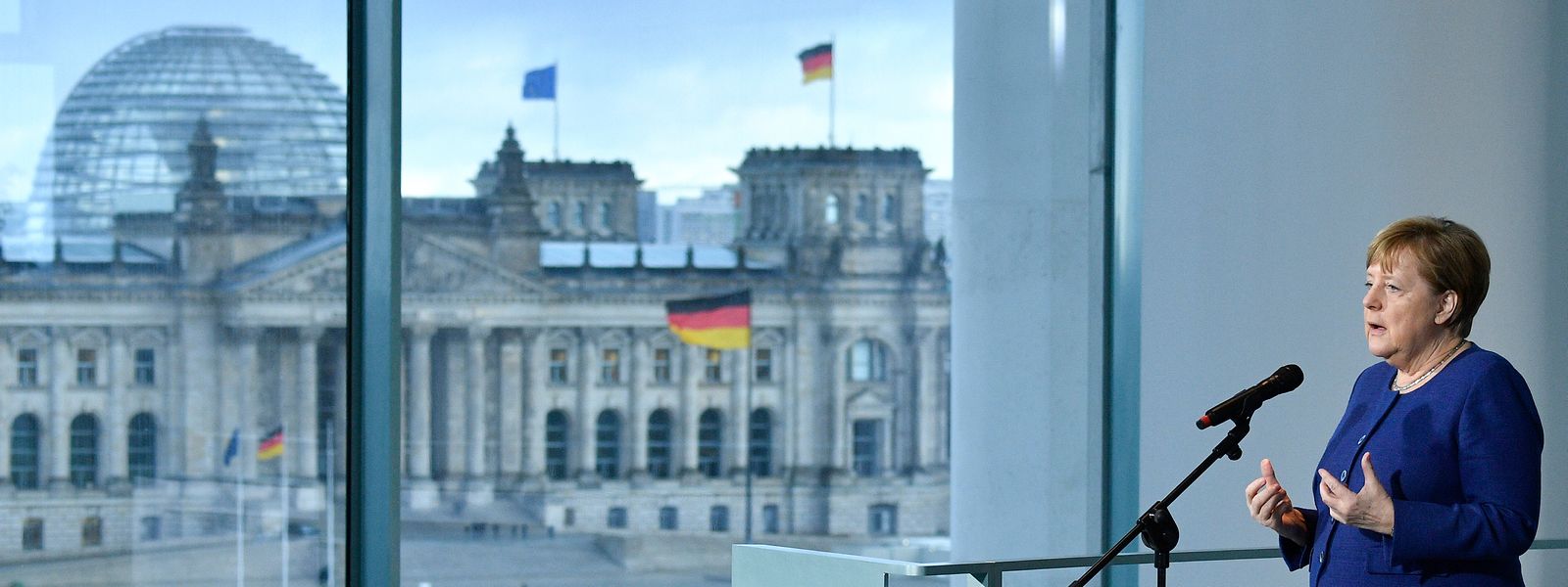 Bundeskanzlerin Angela Merkel (CDU) äußert sich zu den wirtschaftlichen Folgen durch den Coronavirus.