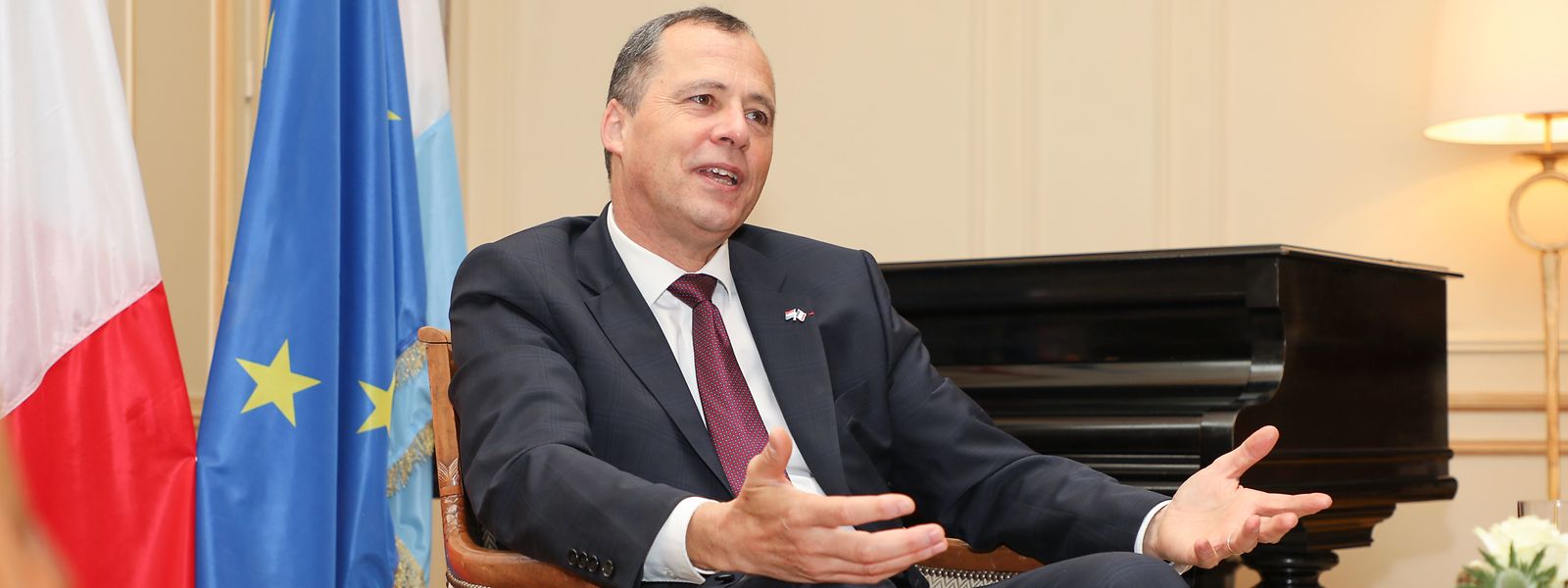 Bruno Perdu achève sa troisième année au Grand-Duché, comme ambassadeur de France.