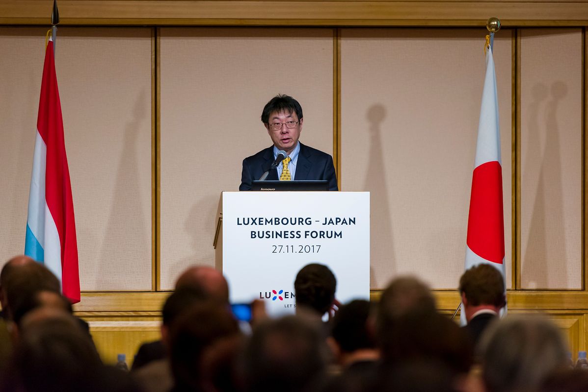 Yasuhi Akahoshi, Präsident der japanischen Außenhandelskammer.