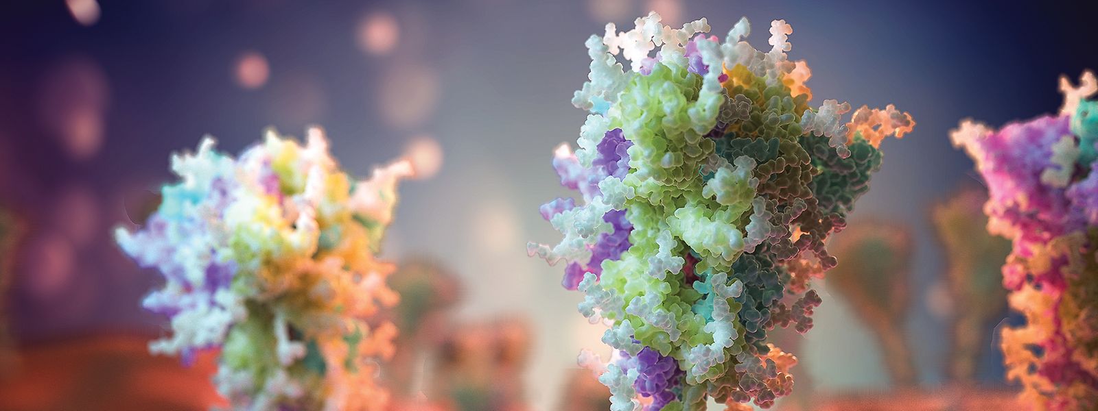 Merveilleux spectacle de cellules en mode résistance face au virus, image captée par l'université de Southampton.