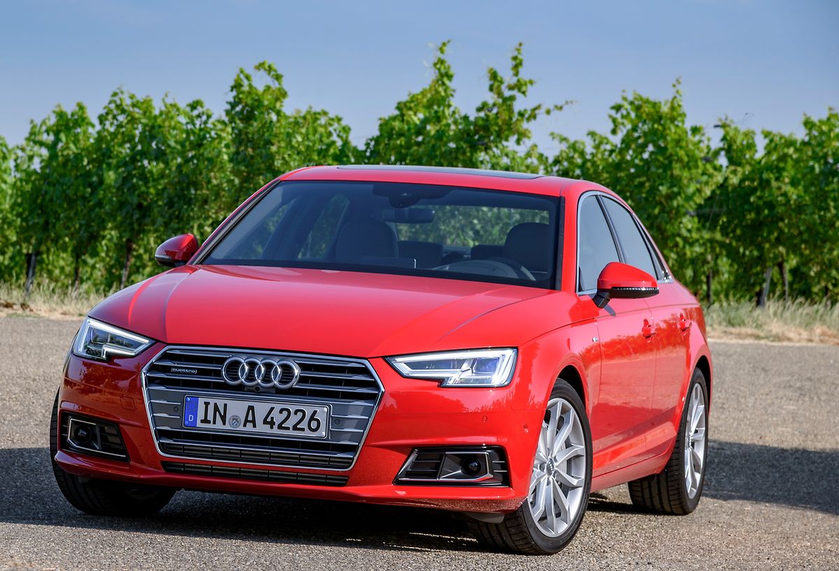 Der neue Audi A4 hat um bis zu 120 Kilo abgespeckt. 