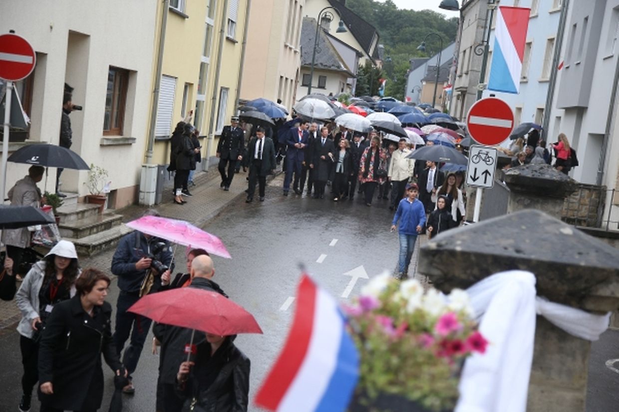 Das großherzogliche Paar in Bad Mondorf.