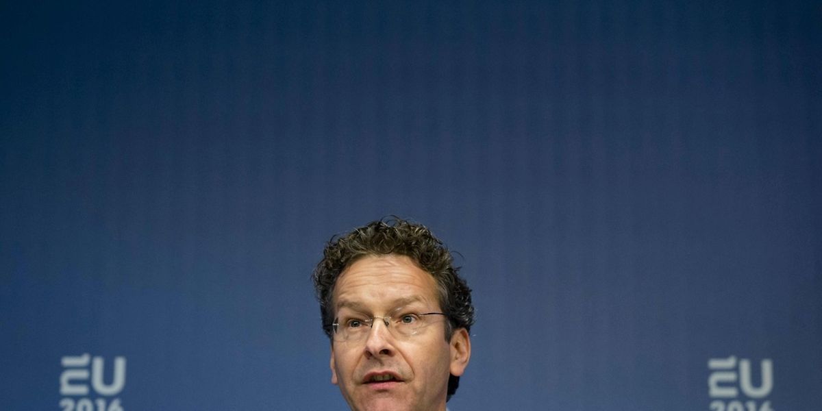 Chairman of Eurogroup Jeroen Dijsselbloem speaks during the meeting of the Eurozone finance ministers at the Scheepvaartmuseum in Amsterdam, on April 22, 2016. 