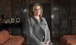 TO GO WITH AFP STORY BY VERONIQUE POUJOL AND PHILIPPE AGRET
Grand Duchess of Luxembourg Maria Teresa poses after giving an exclusive interview to Agence France-Presse (AFP) at the Berg Castle, the Grand Ducal residence in Berg, on February 23, 2016.
The monarchy must adapt to the reality of his time and the operation of the grand ducal court to be more "transparent" and "authentic" said the Grand Duchess Maria Teresa of Luxembourg, wife of king Henry of Luxembourg in a exclusive interview she gave to AFP from the residence of the sovereign Luxembourg Berg Castle. / AFP / EMMANUEL DUNAND
