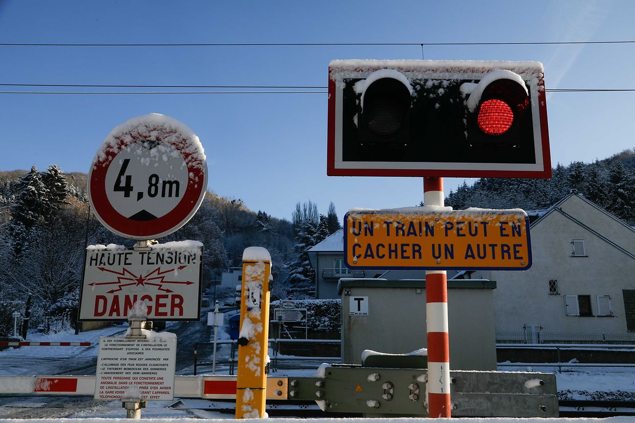 Illustration, Schnee, Zug, Schienen  Foto: Anouk Antony/Luxemburger Wort