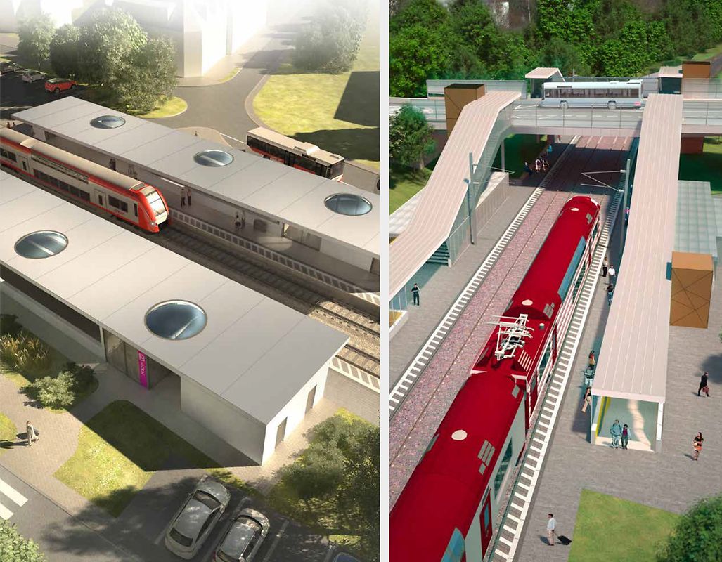 Douze gares feront l'objet d'un programme de modernisation: Kleinbettingen et Lorentzweiler (2018), Cents-Hamm et Sandweiler-Contern (2019), Bettembourg (2020), Walferdange, Berchem et Ettelbruck (2022), Rodange, Mersch et Capellen (2023), et Wasserbillig (2024).