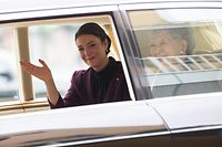 Prinzessin Alexandra - hier neben der emeritierten japanischen Kaiserin Michiko - vertrat 2017 ihre Mutter, Großherzogin Maria Teresa, beim Staatsbesuch in Japan.