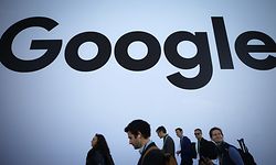 LAS VEGAS, NEVADA - JANUARY 08: People walk past the Google pavilion at CES 2020 at the Las Vegas Convention Center on January 8, 2020 in Las Vegas, Nevada. CES, the world's largest annual consumer technology trade show, runs through January 10 and features about 4,500 exhibitors showing off their latest products and services to more than 170,000 attendees.   Mario Tama/Getty Images/AFP
== FOR NEWSPAPERS, INTERNET, TELCOS & TELEVISION USE ONLY ==
