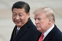 Chinas Präsident Xi Jinping und US-Präsident Donald Trump.