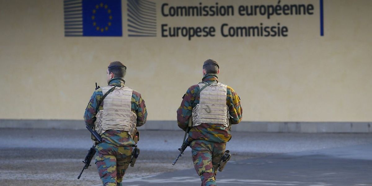 Die EU-Kommission in Brüssel wird derzeit besonders geschützt.