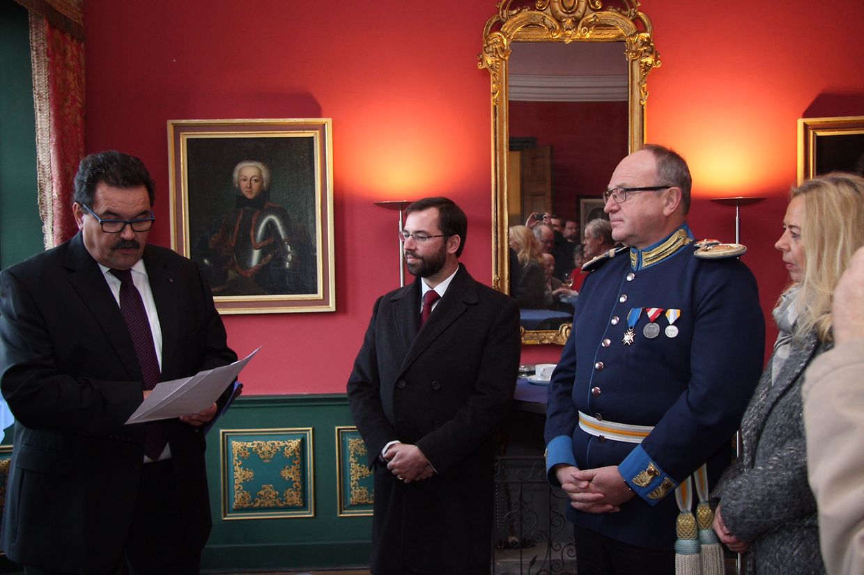 Erbgroßherzog Guillaume nahm an der Gedenkfeier teil.