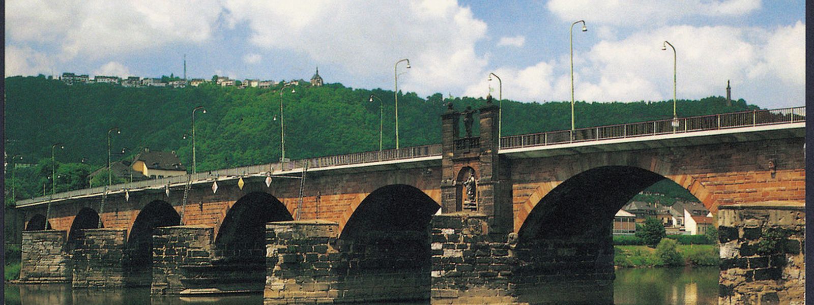 Die Römerbrücke in Trier.