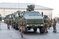 22.1. Norden / Nato Manöver First Wolf / Start Kaserne HerrenBerg / Lux Armee Foto:Guy Jallay