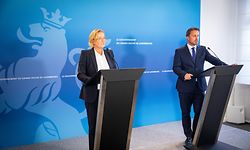 Briefing Bettel + Lenert Corona - Foto : Pierre Matgé/Luxemburger Wort