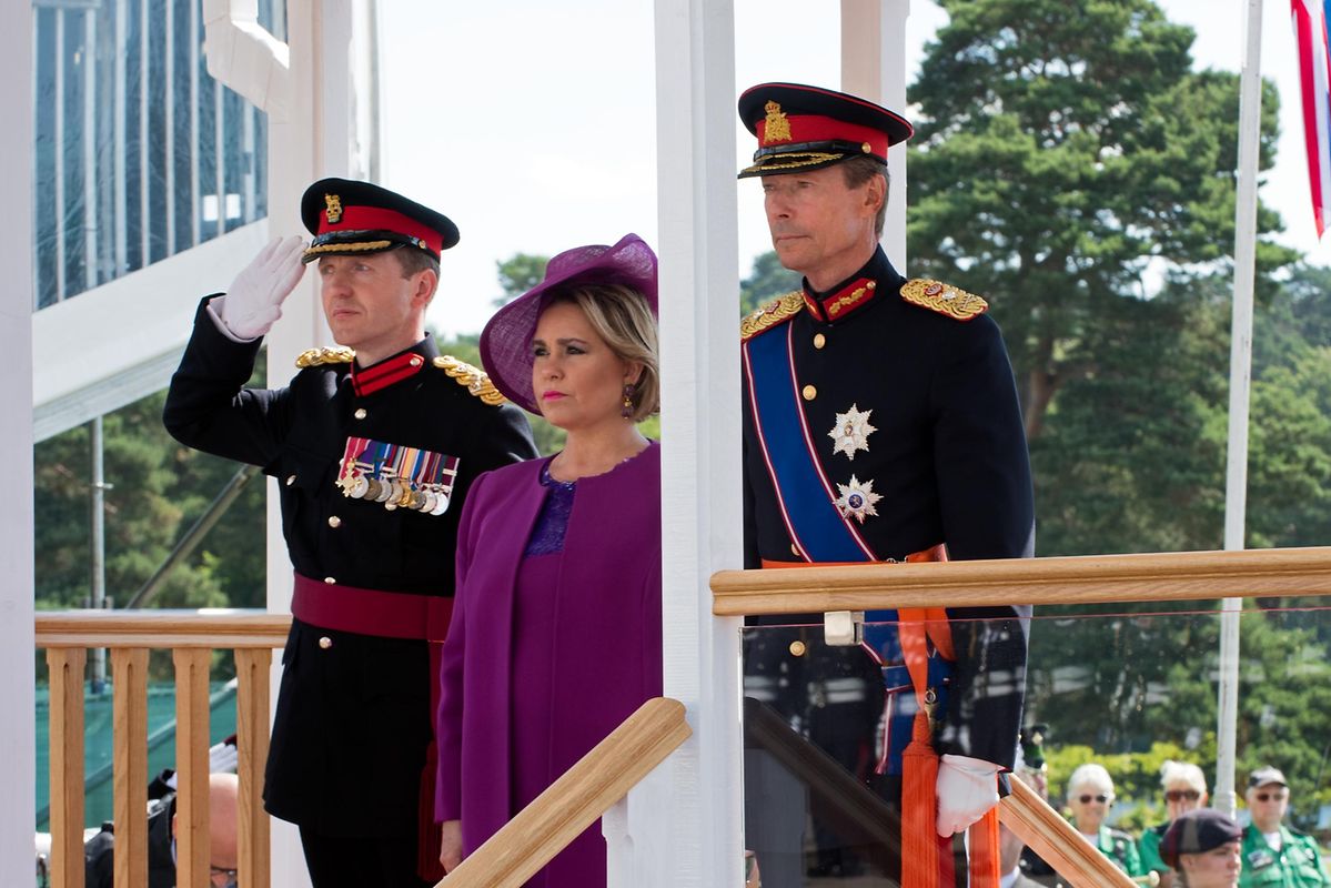 Das großherzogliche Paar bei "Salut Royal"