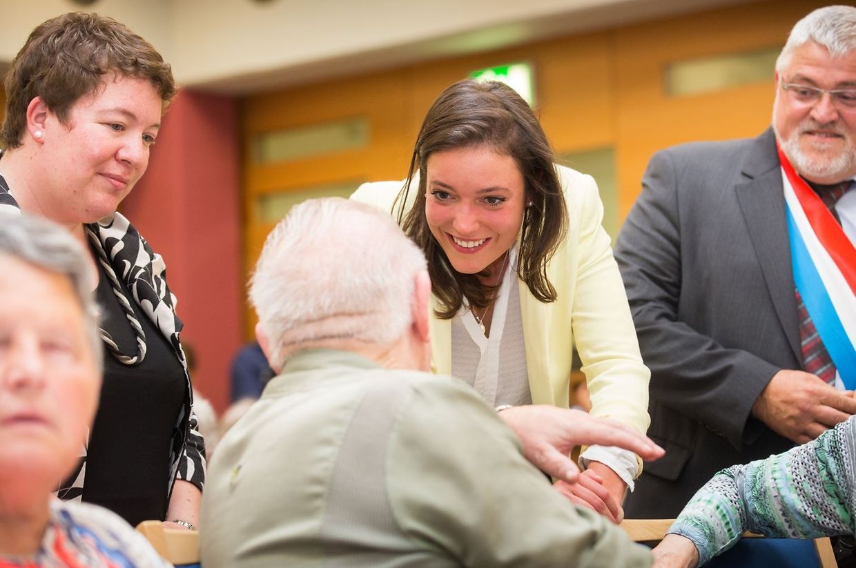 Prinzessin Alexandra strahlte beim Termin. 