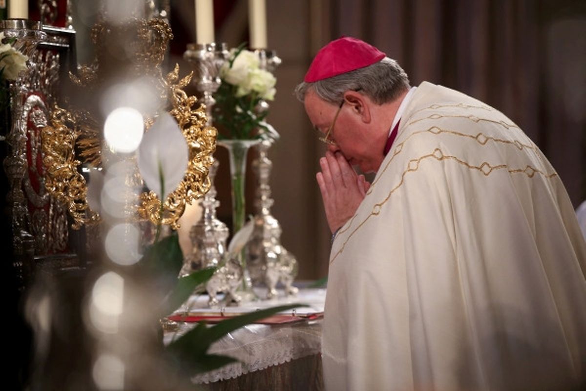 Solidaritätsgebet mit Begegnungsmoment.