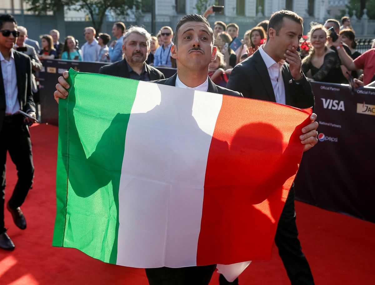 Der Italiener Francesco Gabbani gilt als haushoher Favorit.