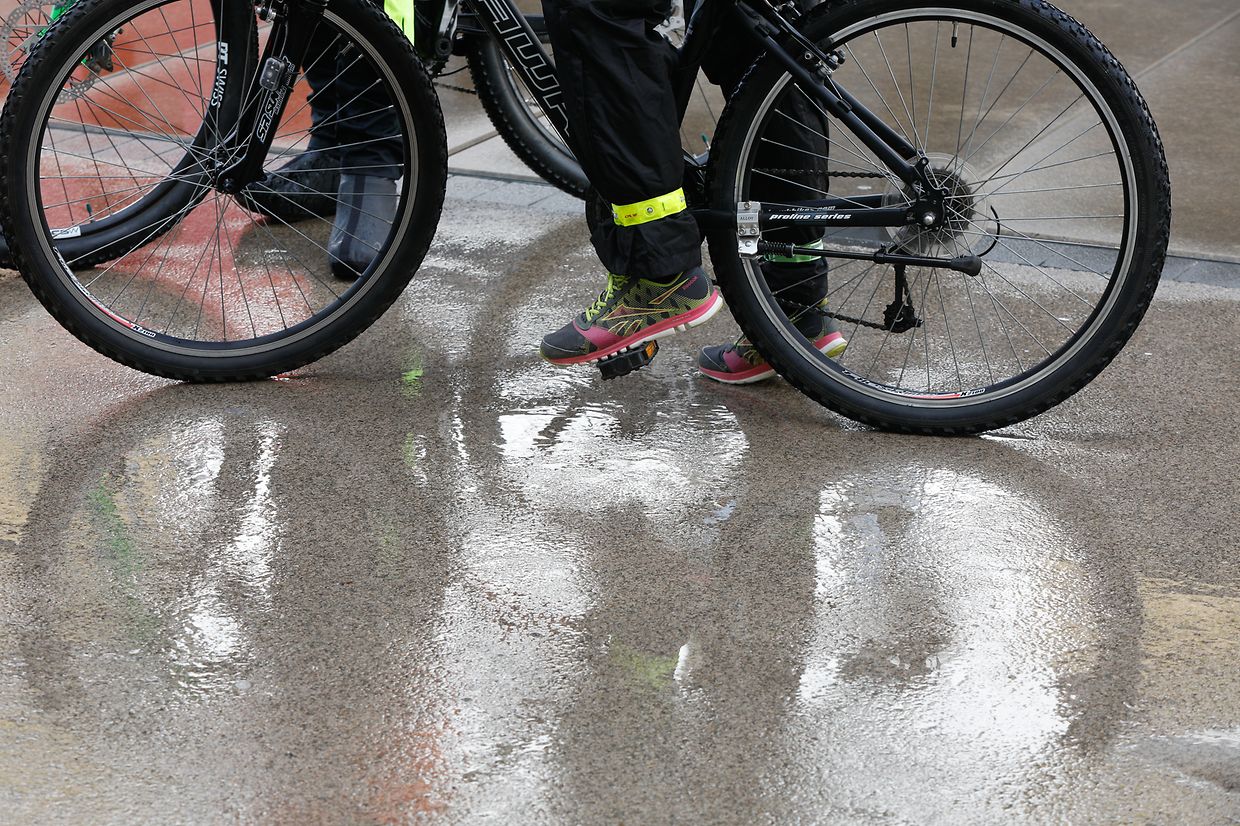 Die Fahrradfahrer demonstrierten am Samstag in Düdelingen für mehr sanfte Mobilität im öffentlichen Raum.
