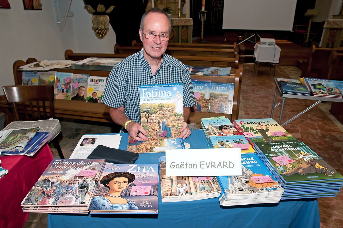 Der belgische Autor Gaëtan Evrard. 