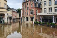 Em julho de 2021, o centro de Echternach ficou completamente inundado