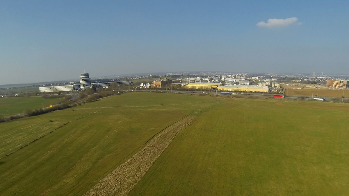 Hier wird das neue Fußballstadion entstehen, das, so lautet der Plan, im Jahr 2019 eröffnet wird.