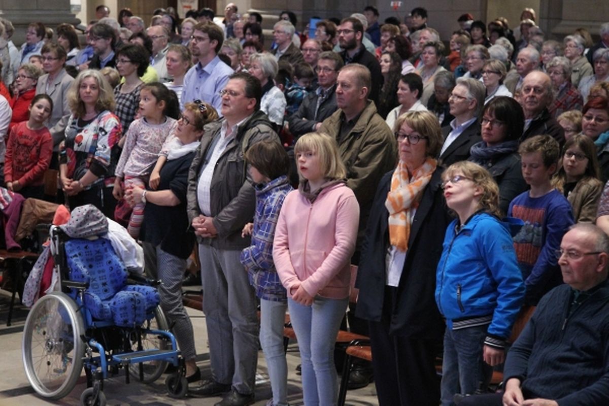 Messe für das Dekanat Clef mit den Pfarrverbände "Clief", "Ëlwen-Wäiswampech" und "Wëntger".