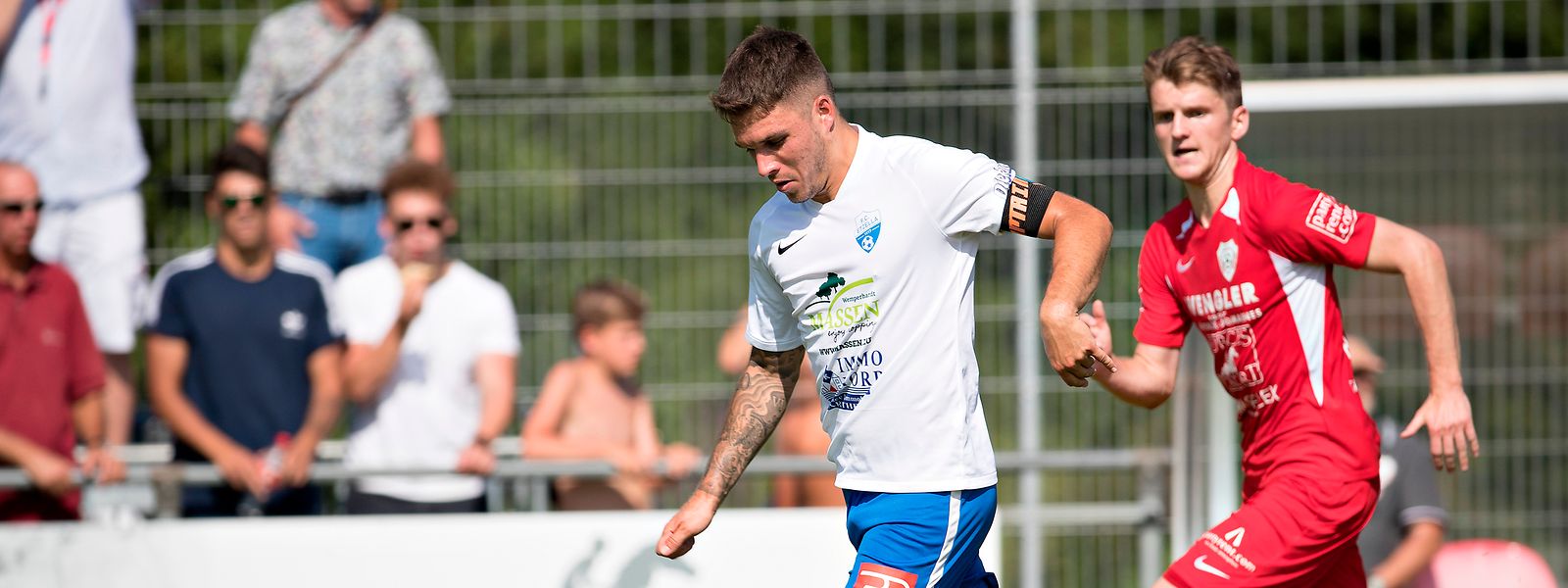 Kevin Holtz ist bei Etzella Kapitän, bevor er nach Niederkorn wechselt.