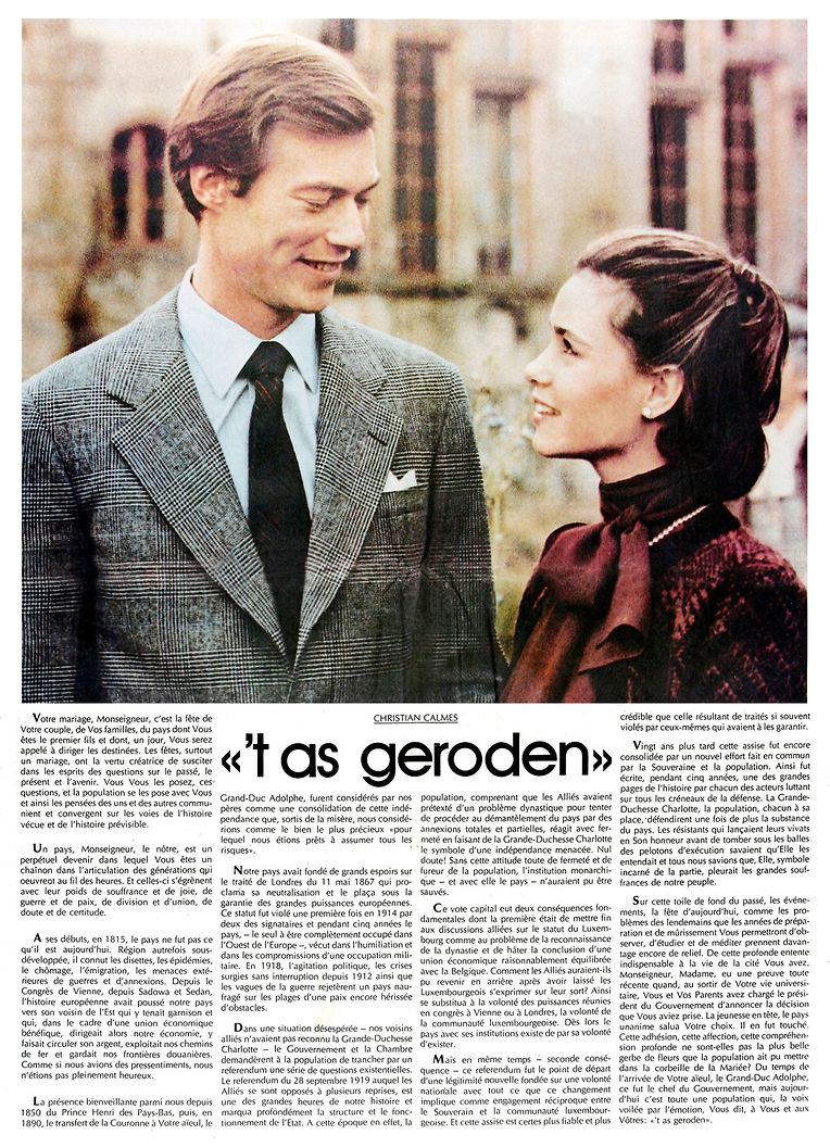 Luxemburger Wort du 13 février 1981.