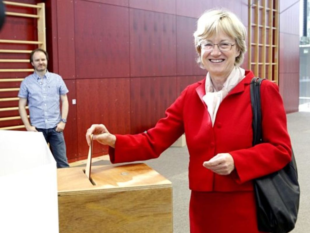 LSAP-Spitzenkandidatin Mady Delvaux-Stehres.