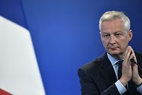O ministro francês das Finanças, Bruno Le Maire, acredita que é preciso conceber uma "estratégia económica global" 
