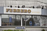 This illustration picture shows a general view of the Ardennes Ferrero factory in Arlon, on April 8, 2022. - Italian confectionary group Ferrero said April 6, 2022 it was extending a recall of its Kinder chocolate eggs in Britain and Ireland over possible links to salmonella cases, just 10 days before Easter. (Photo by ERIC LALMAND / BELGA / AFP) / Belgium OUT